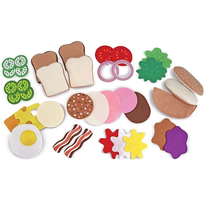 Primary Image of Felt Play Food - Sandwich Making Kit