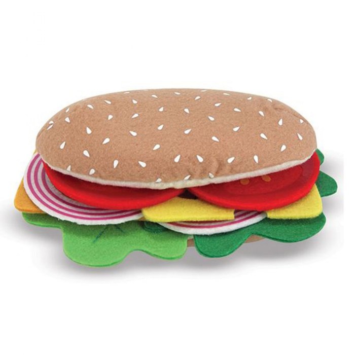 Alternate Image #1 of Felt Play Food - Sandwich Making Kit