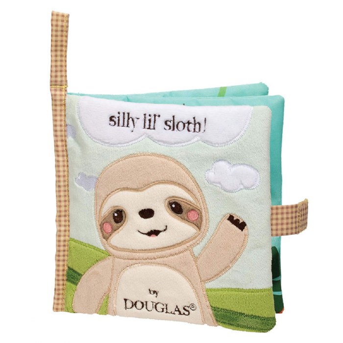 Primary Image of Silly Little Sloth Crinkle Cloth Activity Book