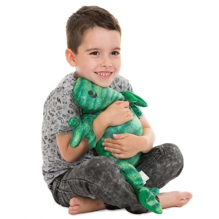 Alternate Image #1 of Manimo&reg; Weighted Green Frog Plush - 5.5 pounds