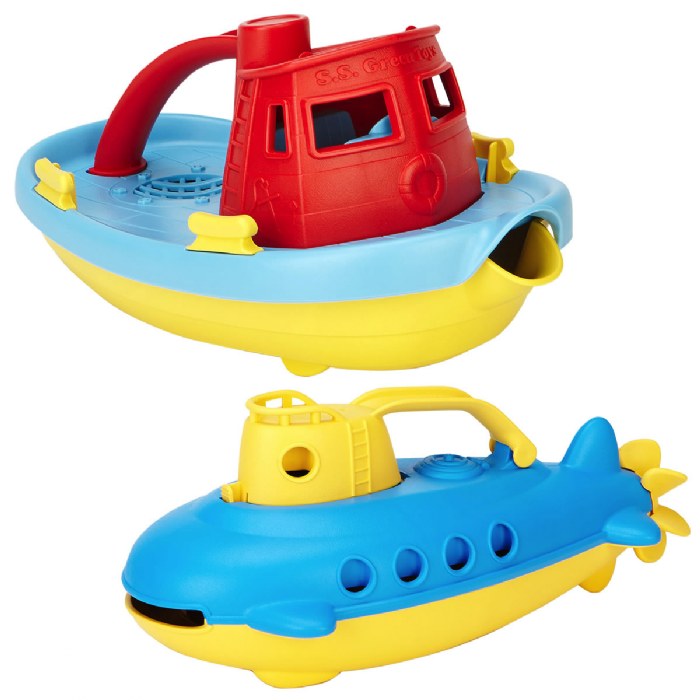 Primary Image of Eco-Friendly Submarine and Tug Boat Set