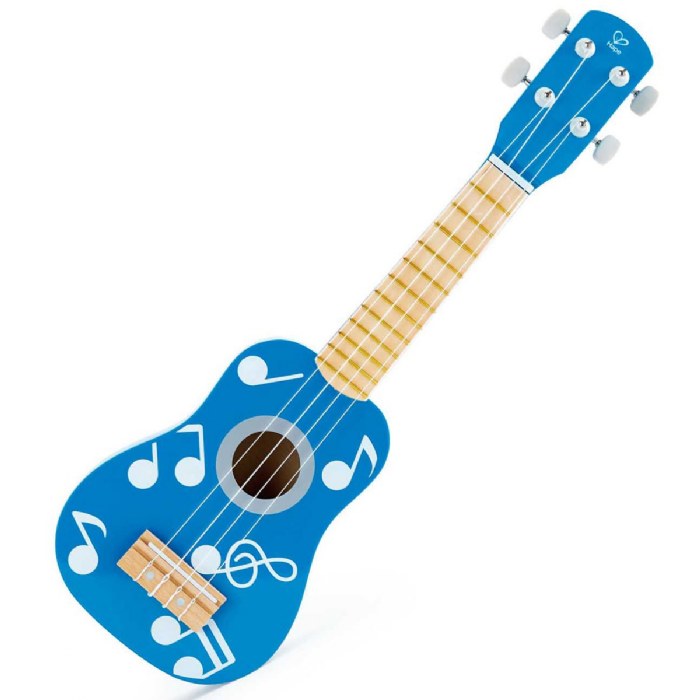 Primary Image of Child's Wooden Blue Ukulele