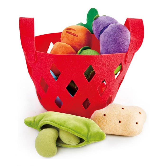 Primary Image of Toddler Felt Vegetable Basket