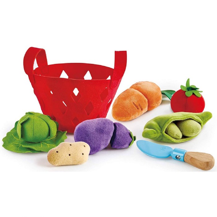 Alternate Image #1 of Toddler Felt Vegetable Basket