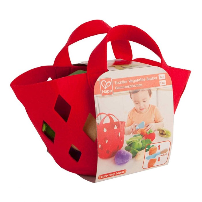 Alternate Image #1 of Toddler Felt Vegetable Basket