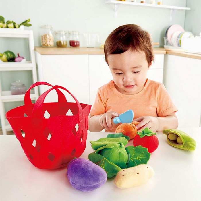 Alternate Image #1 of Toddler Felt Vegetable Basket