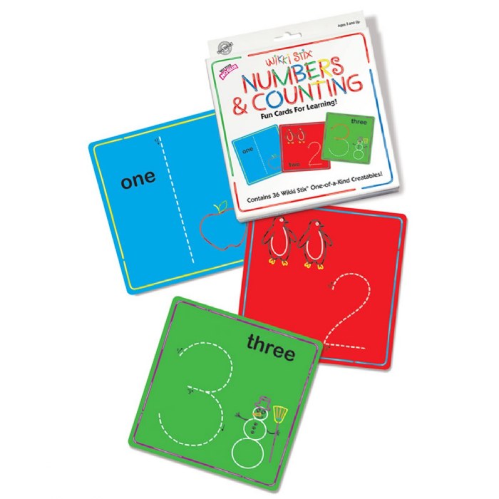 Primary Image of Wikki Stix&reg; Numbers & Counting Cards