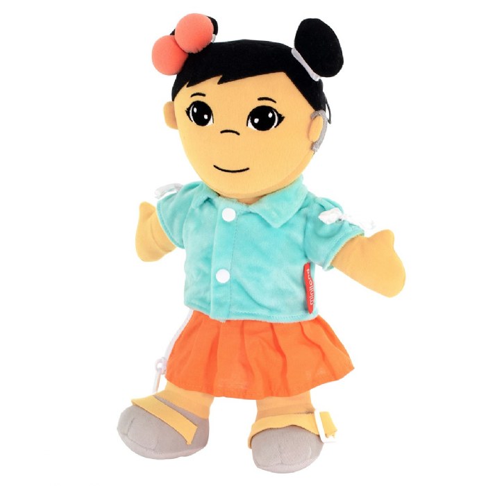 Primary Image of Fastening Learn To Dress Doll - Female with Cochlear Implant