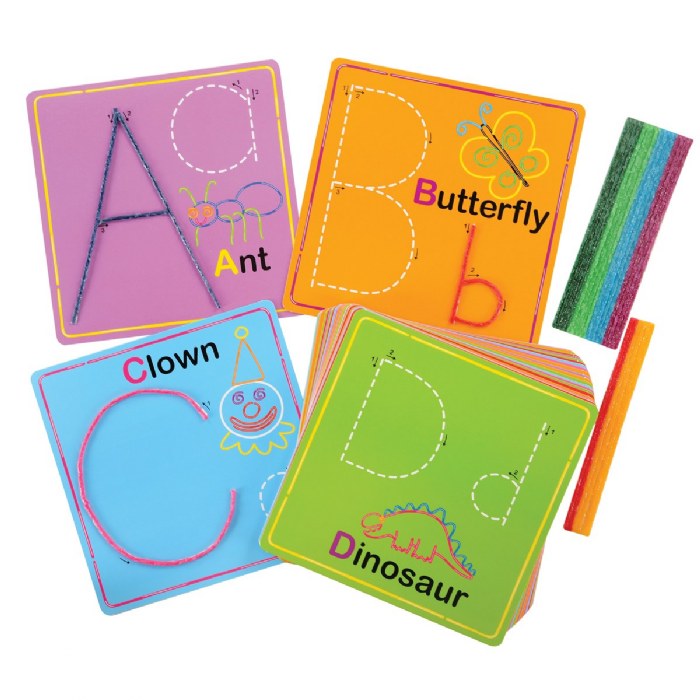 Alternate Image #1 of Wikki Stix&reg; Alphabet With Upper & Lowercase and Numbers