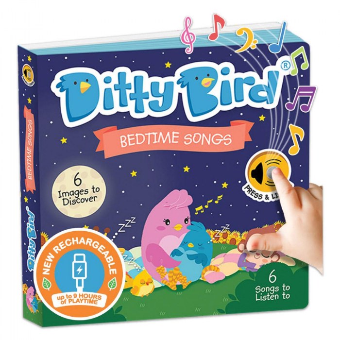 Alternate Image #1 of Ditty Bird Bedtime and Nursery Rhyme Song Books - Set of 2