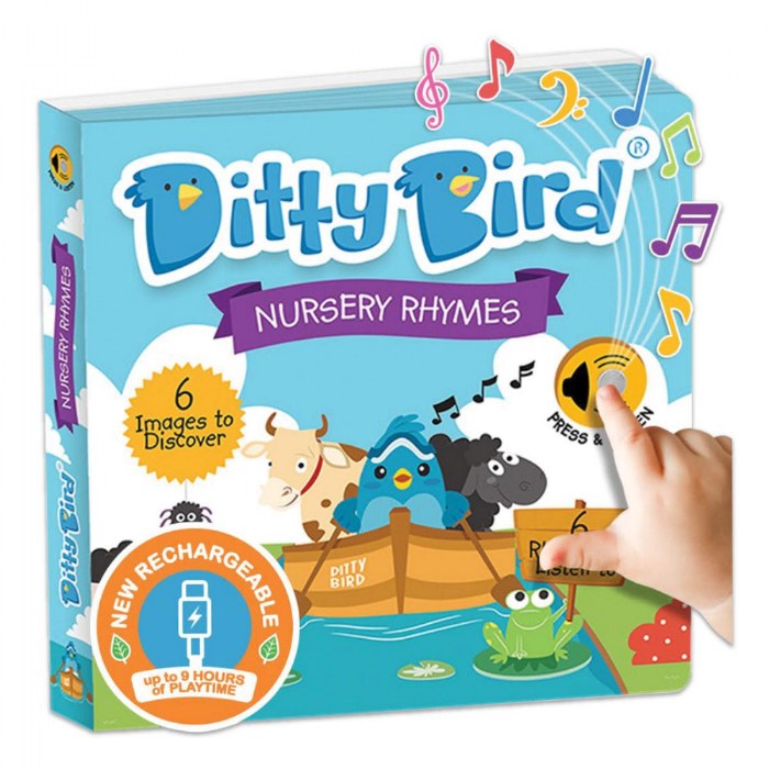 Alternate Image #1 of Ditty Bird Bedtime and Nursery Rhyme Song Books - Set of 2