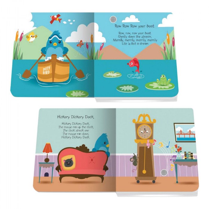 Alternate Image #1 of Ditty Bird Bedtime and Nursery Rhyme Song Books - Set of 2