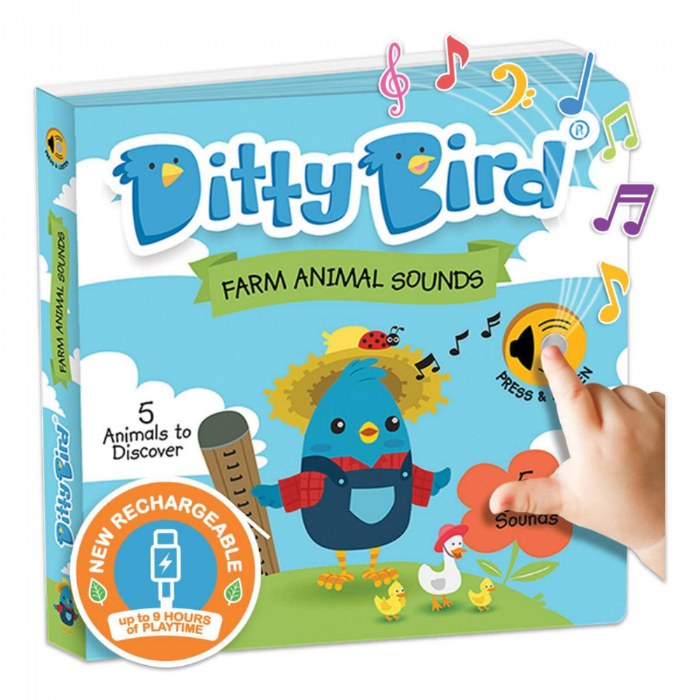 Alternate Image #1 of Ditty Bird Farm & Touch the Cute Animal Sound Books