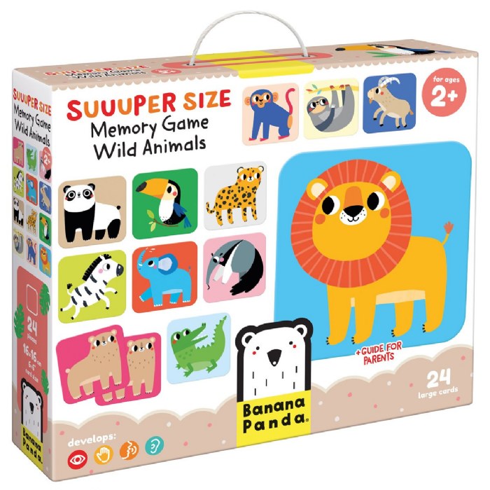 Alternate Image #1 of Suuuper Size Memory Game - Wild Animals