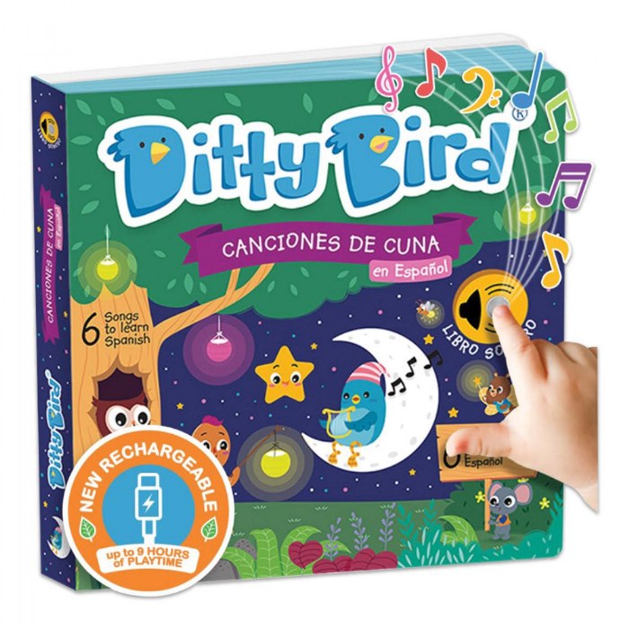 Alternate Image #1 of Ditty Bird Song Books in Spanish - Set of 2