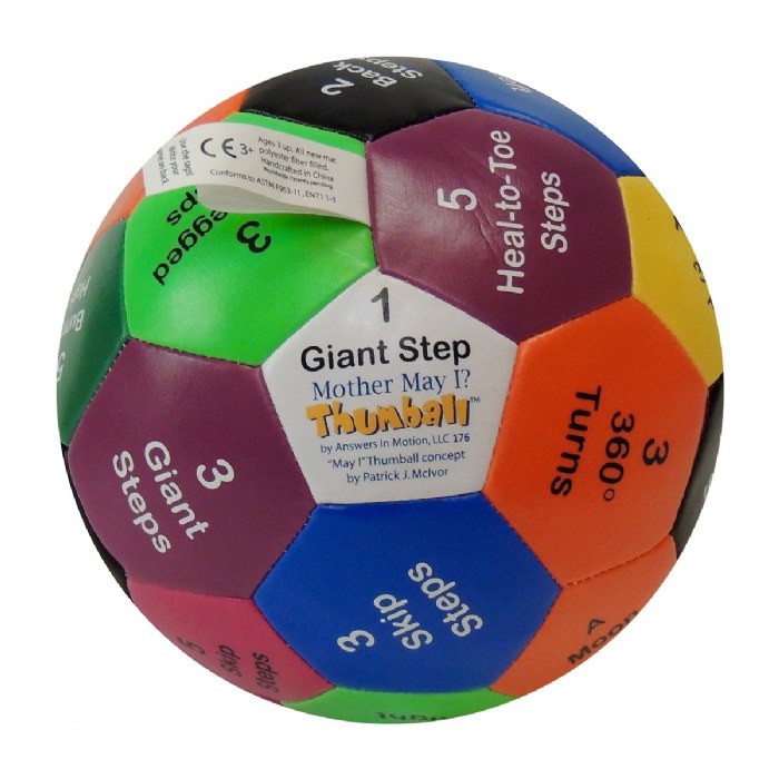 Primary Image of Mother May I? Thumball&reg; - Multicolored 32 Panel - 6" Thumball&trade;