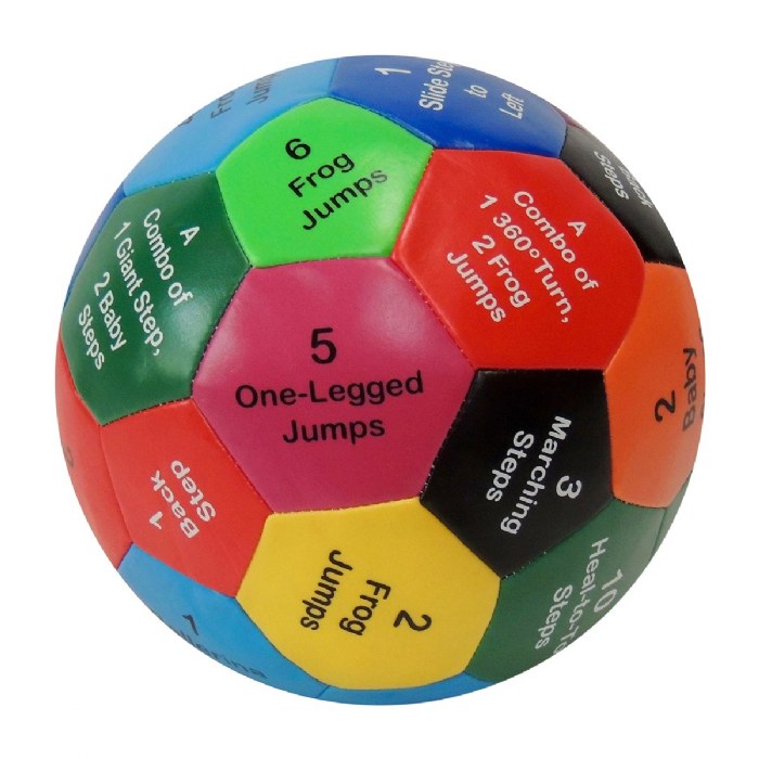 Alternate Image #1 of Mother May I? Thumball&reg; - Multicolored 32 Panel - 6" Thumball&trade;