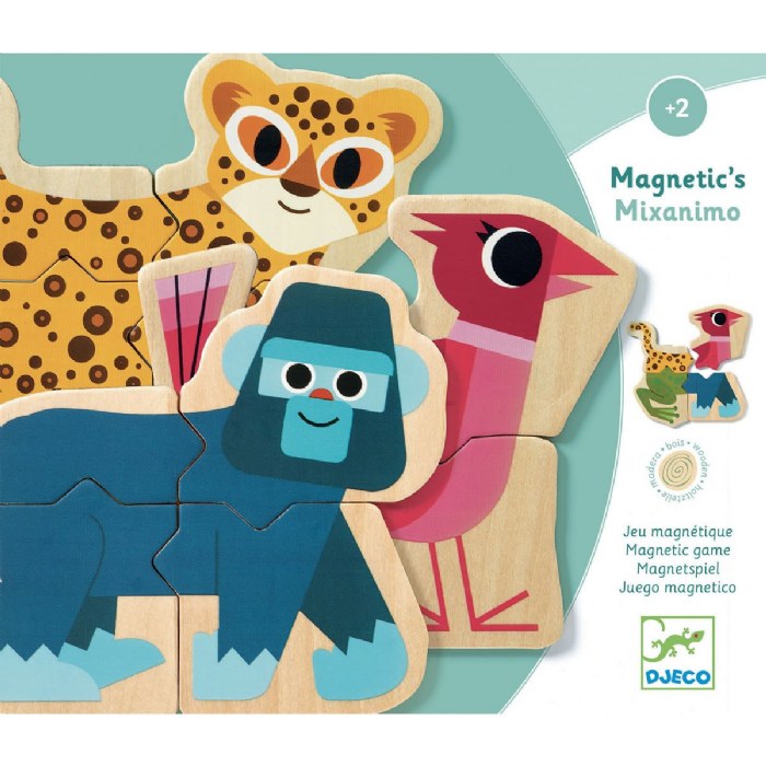 Alternate Image #1 of Magnetic Silly Animal Puzzles