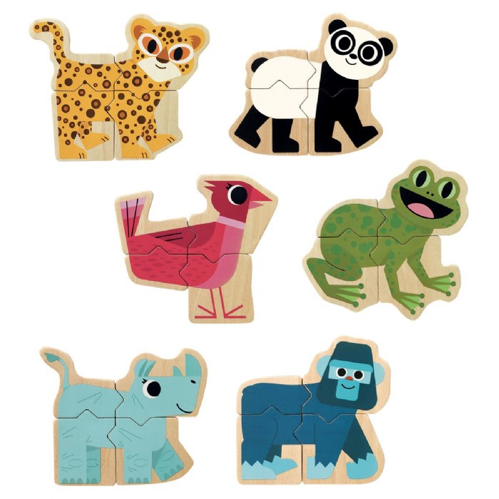 Alternate Image #1 of Magnetic Animal Puzzles
