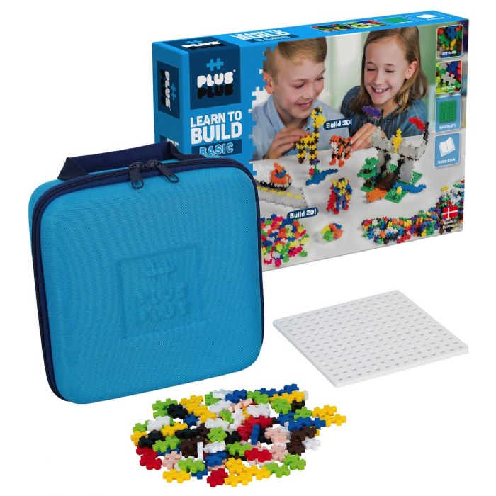 Primary Image of Plus-Plus&reg; Travel Case With 500 Pieces & 2 Baseplates