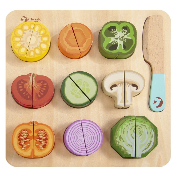 Primary Image of Cutting Vegetables Wooden Puzzle