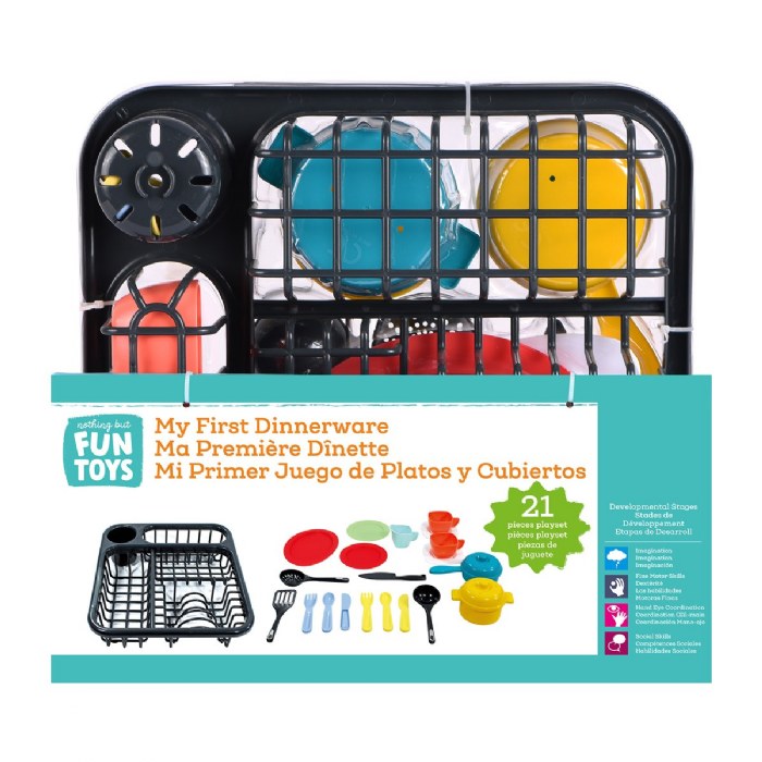 Alternate Image #1 of My First Dinner Ware Playset - 21 Pieces