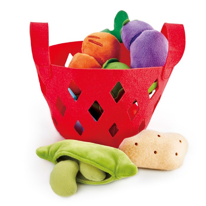 Alternate Image #1 of Toddler Felt Fruit, Vegetable, and Bread Baskets
