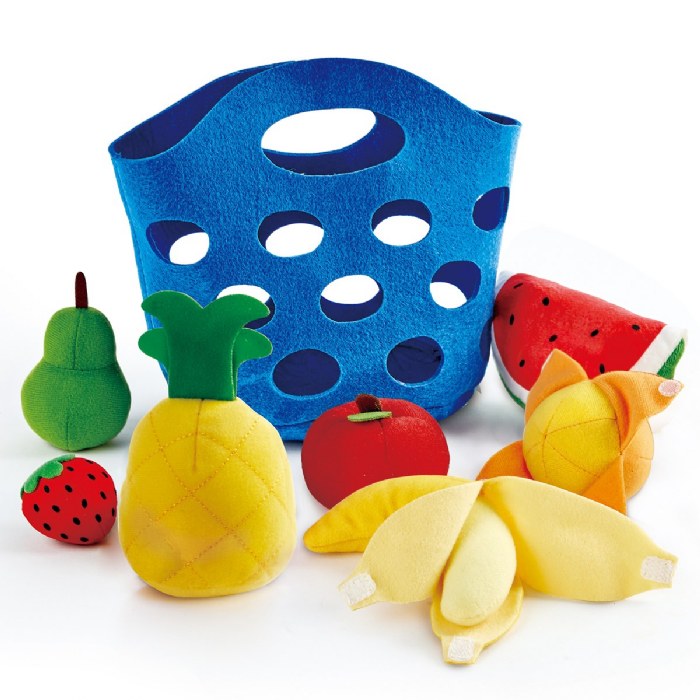 Alternate Image #1 of Toddler Felt Fruit, Vegetable, and Bread Baskets