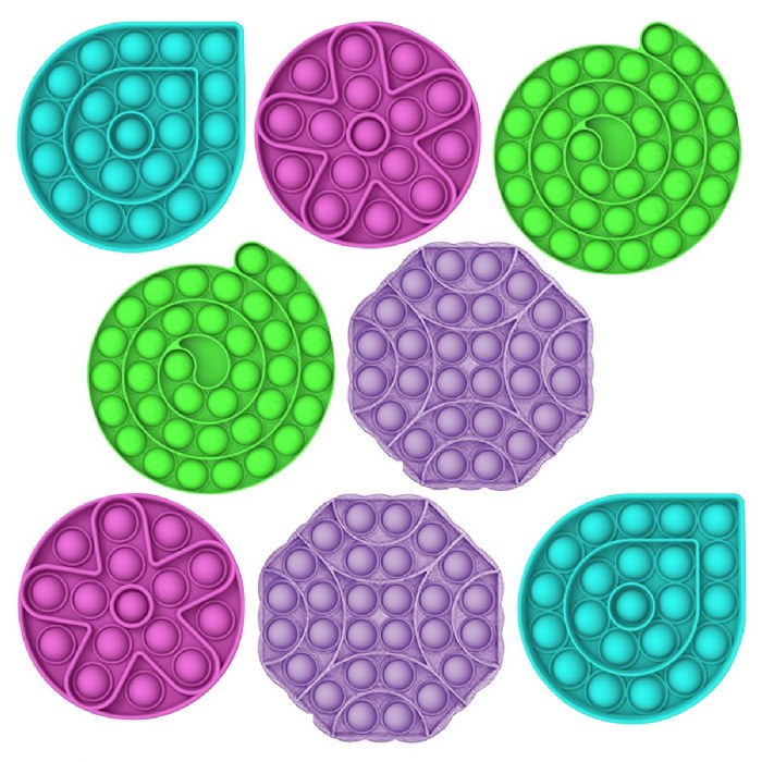 Primary Image of Sensory Fidget Poppers - Set of 8