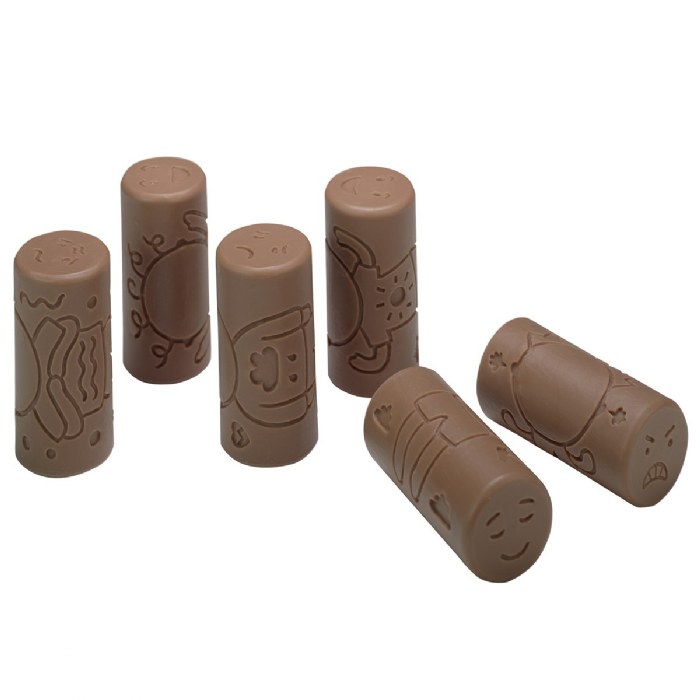 Alternate Image #1 of Emotions Dough Rollers & Tactile Emotion Stones