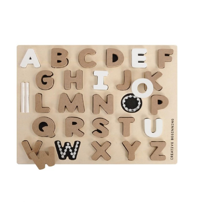 Alternate Image #1 of Chalkboard-Based Alphabet Puzzle