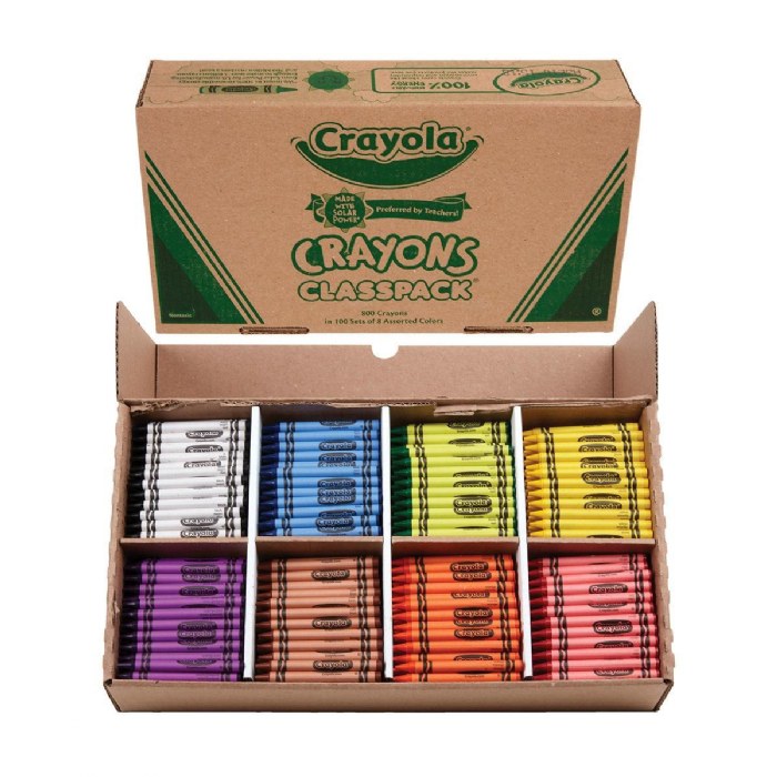 Primary Image of Crayola&reg; Standard Classpack - 800 count - 100 each color