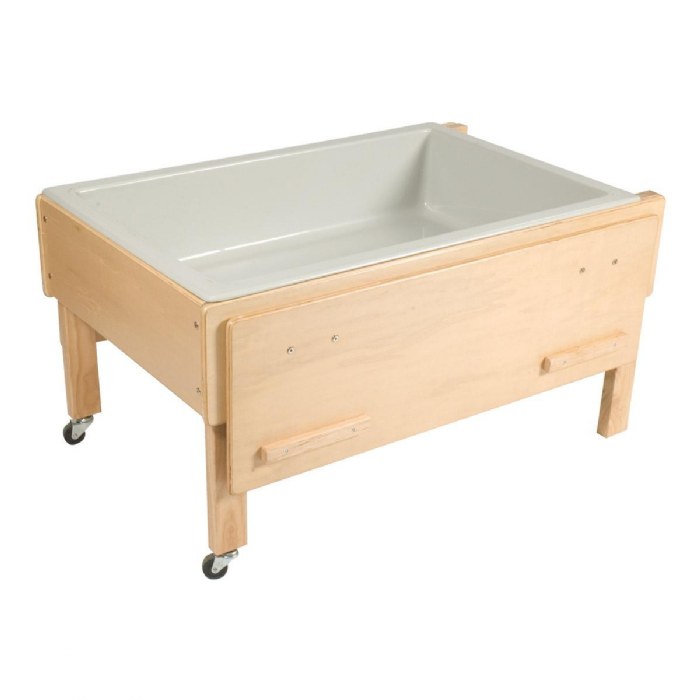 Alternate Image #1 of Full Size Deluxe Sand or Water Play Table with Top - Factory Second