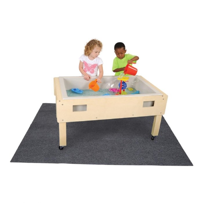 Alternate Image #1 of Full Size Deluxe Sand or Water Play Table with Top - Factory Second
