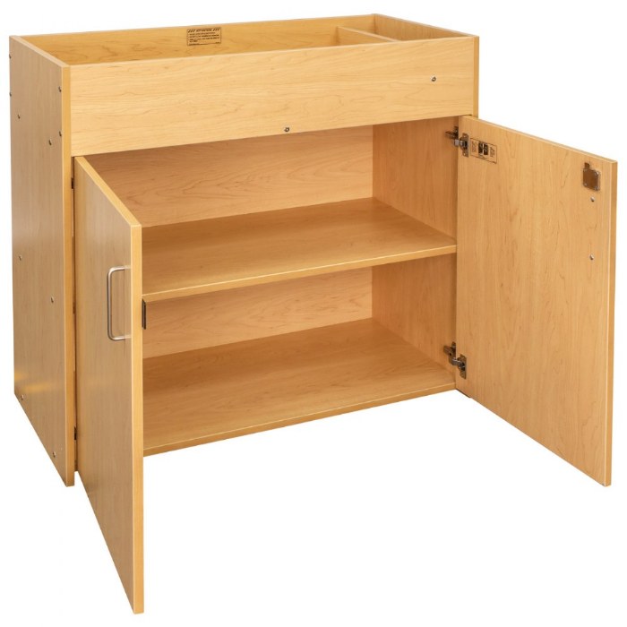 Alternate Image #1 of Changing Table with Doors
