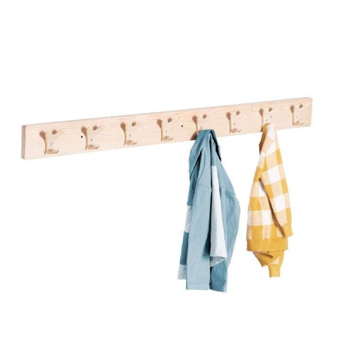 Alternate Image #1 of Premium Solid Maple Coat Rack