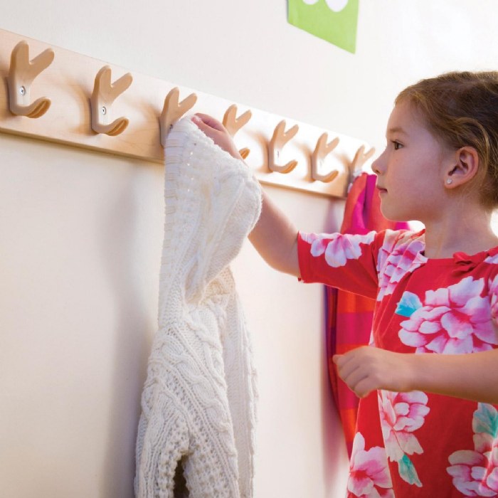 Alternate Image #1 of Premium Solid Maple Coat Rack