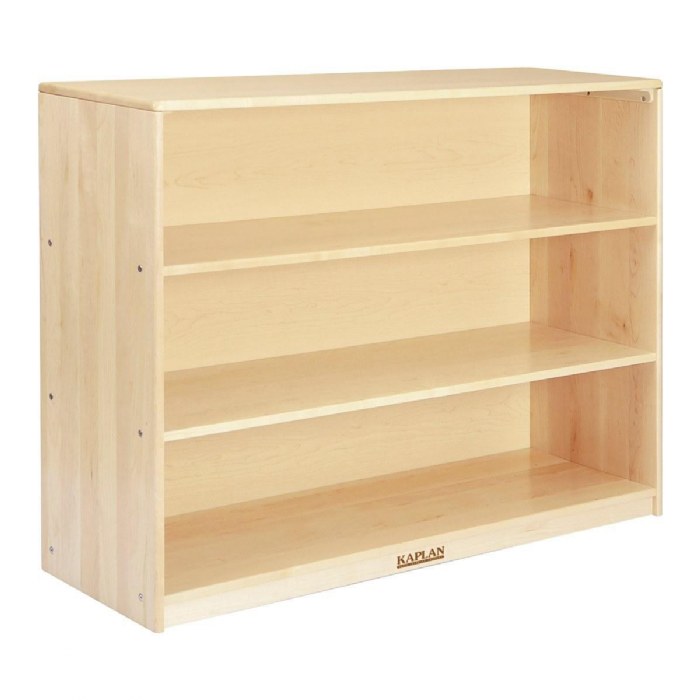 Primary Image of Premium Solid Maple 3-Shelf Storage