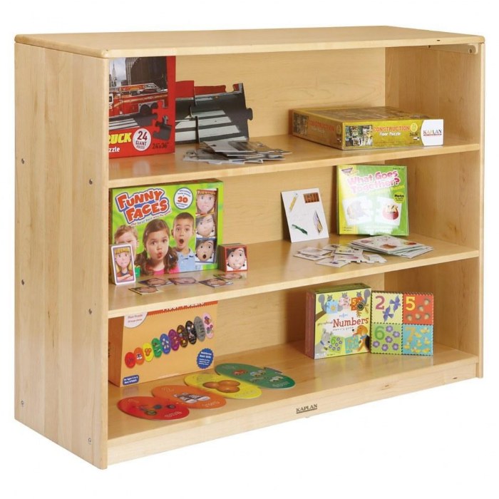 Alternate Image #1 of Premium Solid Maple 3-Shelf Storage
