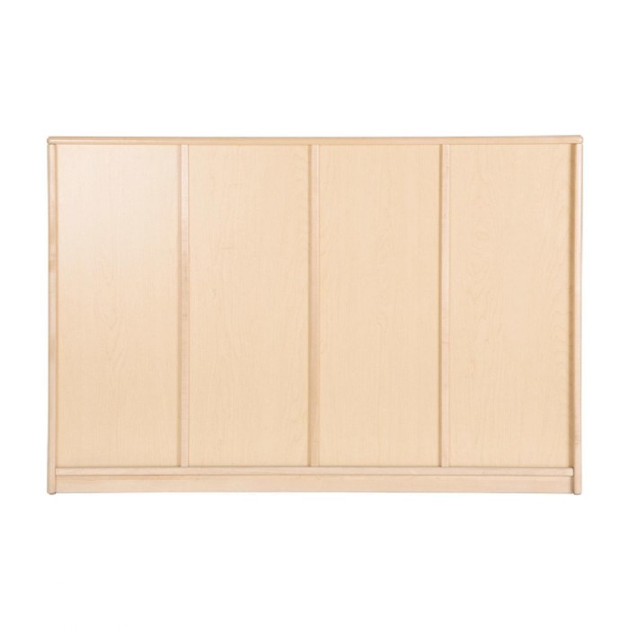 Alternate Image #1 of Premium Solid Maple 4-Section Toddler Locker