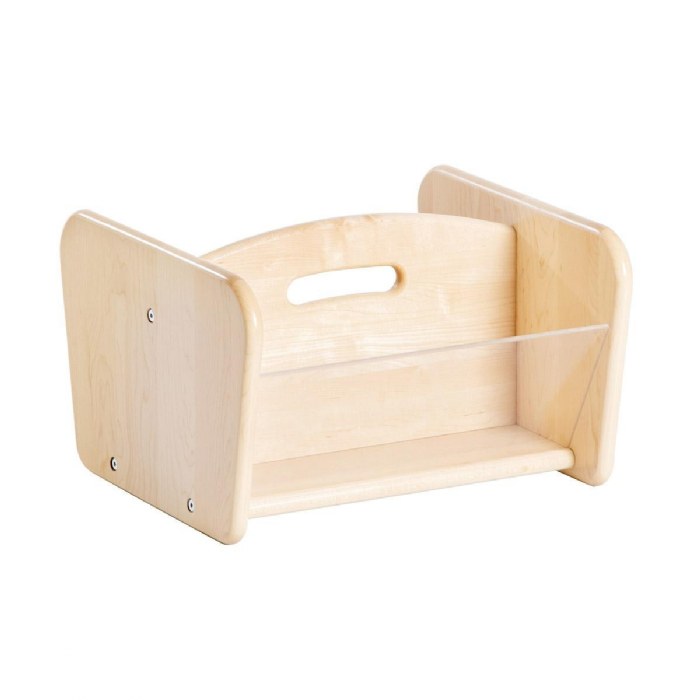 Primary Image of Premium Solid Maple "I Can See" Book Bin