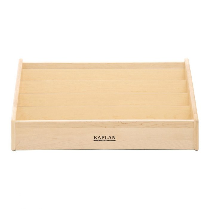 Alternate Image #1 of Premium Solid Maple Toddler Book Display