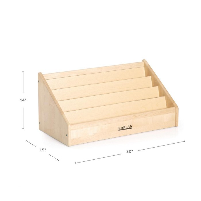 Alternate Image #1 of Premium Solid Maple Toddler Book Display