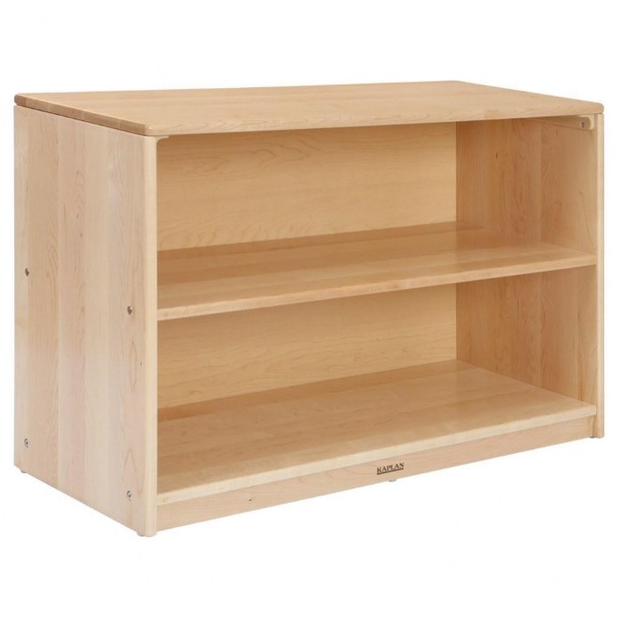 Primary Image of Factory Second Premium Solid Maple Shelf Storage - Solid Back