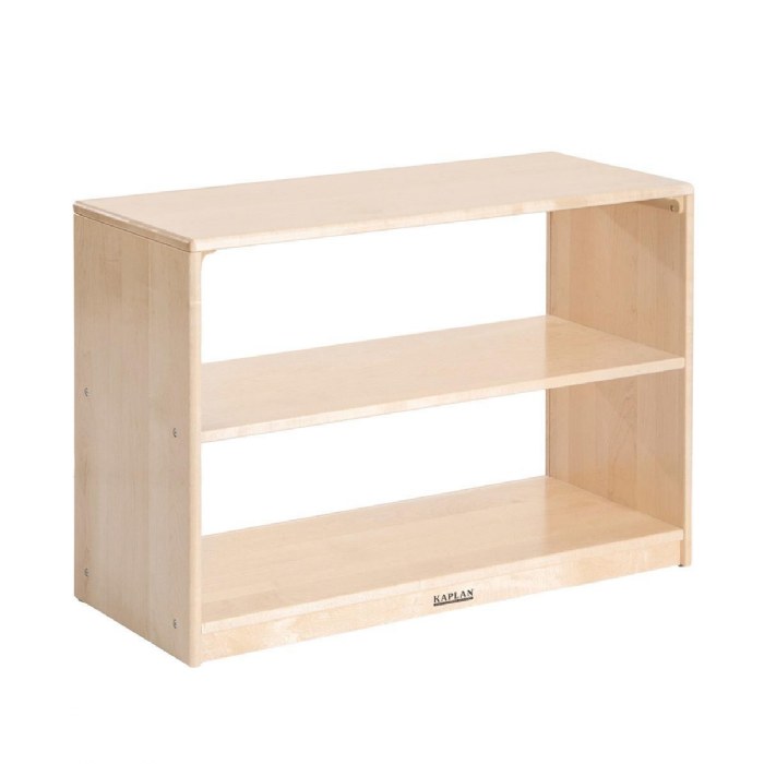 Primary Image of Premium Solid Maple Shelf Storage - Acrylic Back