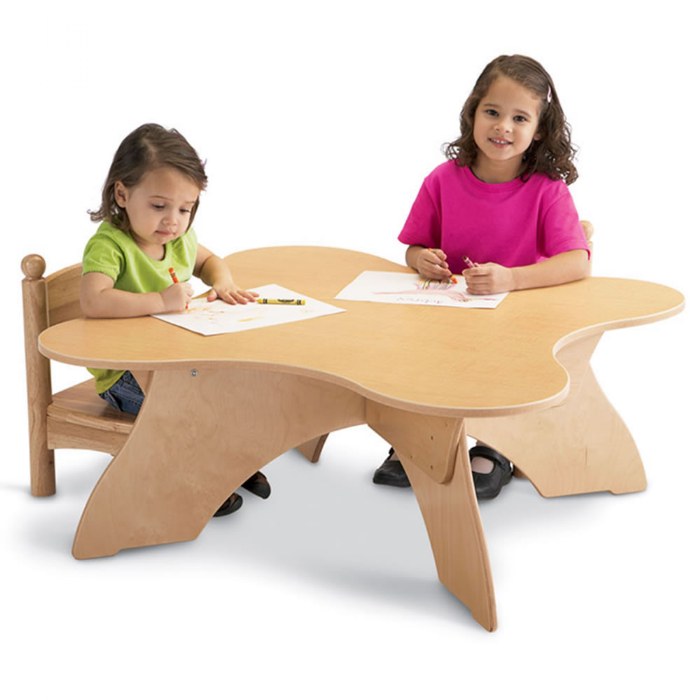 Primary Image of Maple Laminate Top Blossom Table - 36" Diameter