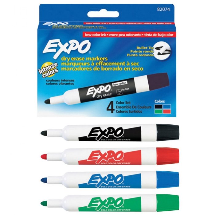 Primary Image of Dry Erase Marker Set - 4 Count
