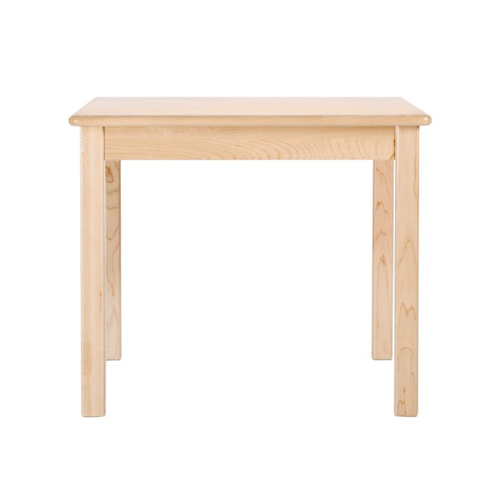 Alternate Image #1 of Premium Solid Maple Table 24" x 24"