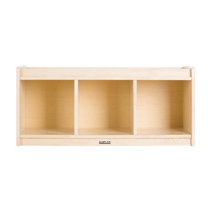 Alternate Image #1 of Premium Solid Maple Toddler Pull-Up Storage