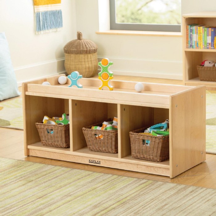 Alternate Image #1 of Premium Solid Maple Toddler Pull-Up Storage